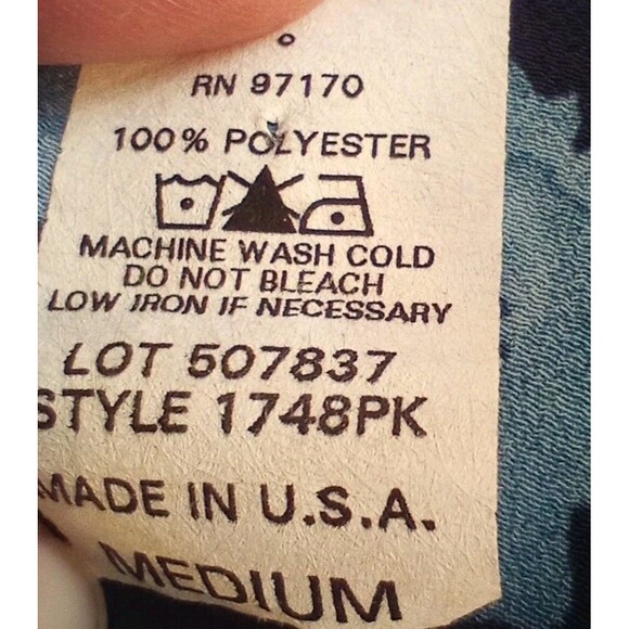 Y2K Dress Navy Blue Floral Roses Sleeveless Medium Grunge Whimisgoth Fairy USA - Picture 8 of 8